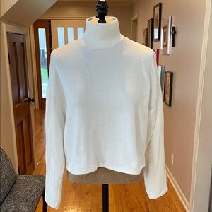 Zara Off-white Turtleneck Sweater